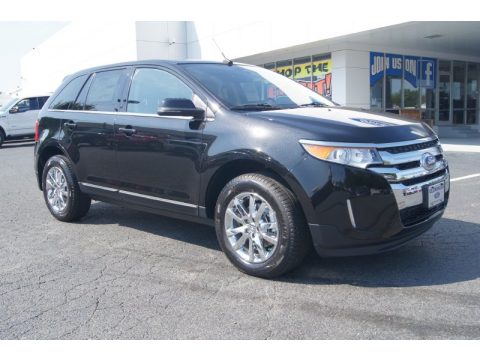 Tuxedo Black Metallic Ford Edge Limited AWD.  Click to enlarge.