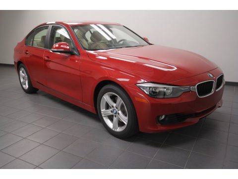 Melbourne Red Metallic BMW 3 Series 328i Sedan.  Click to enlarge.