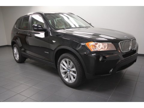 Black Sapphire Metallic BMW X3 xDrive 28i.  Click to enlarge.