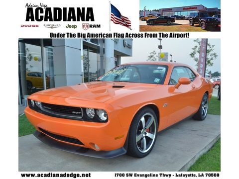 Header Orange Dodge Challenger SRT8 392.  Click to enlarge.