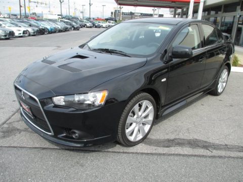 Tarmac Black Pearl Mitsubishi Lancer RALLIART AWC.  Click to enlarge.