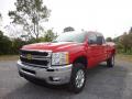 Front 3/4 View of 2013 Chevrolet Silverado 2500HD LT Crew Cab 4x4 #2