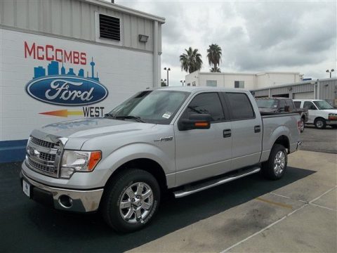 Ingot Silver Metallic Ford F150 XLT SuperCrew.  Click to enlarge.