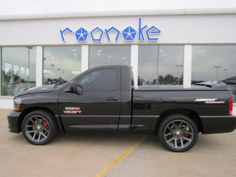 Black Dodge Ram 1500 SRT-10 Night Runner Regular Cab.  Click to enlarge.