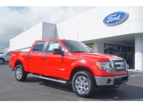 Race Red Ford F150 XLT SuperCrew 4x4.  Click to enlarge.