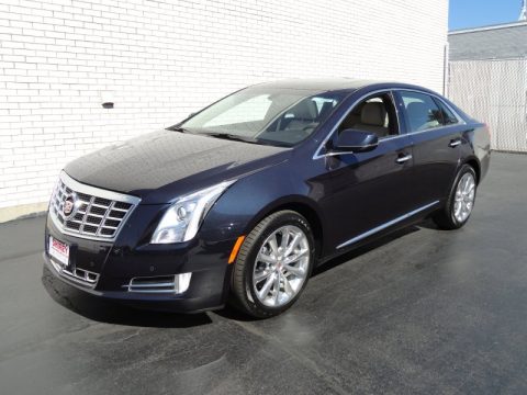 Sapphire Blue Metallic Cadillac XTS Luxury FWD.  Click to enlarge.