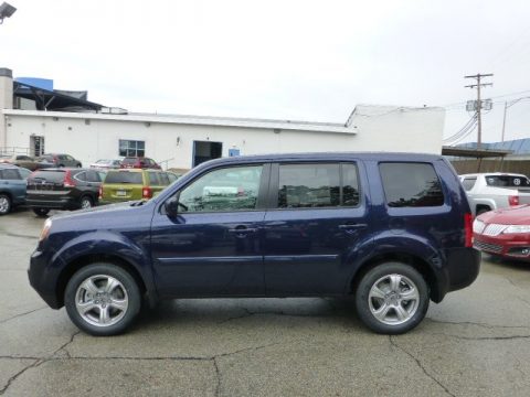 Obsidian Blue Pearl Honda Pilot EX-L 4WD.  Click to enlarge.