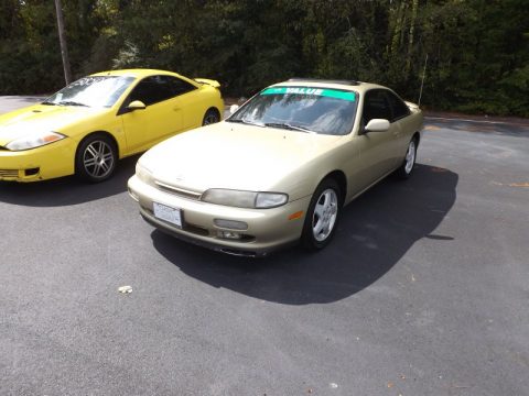 Champagne Gold Metallic Nissan 240SX Coupe.  Click to enlarge.