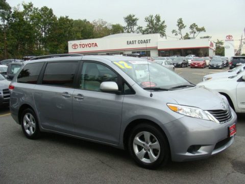 Silver Sky Metallic Toyota Sienna LE.  Click to enlarge.