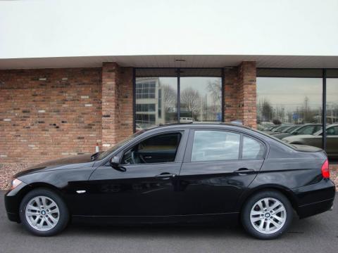 Jet Black BMW 3 Series 328xi Sedan.  Click to enlarge.