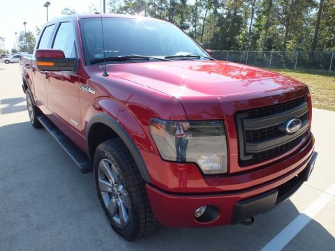 Ruby Red Metallic Ford F150 FX4 SuperCrew 4x4.  Click to enlarge.