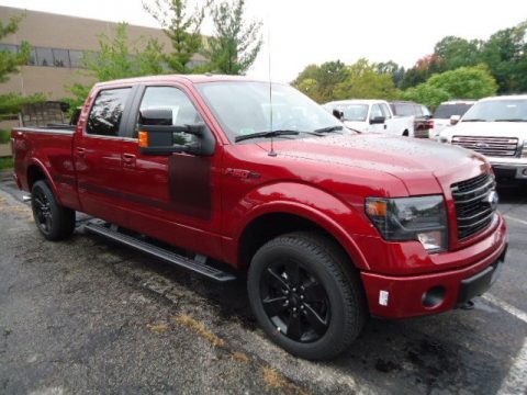 Ruby Red Metallic Ford F150 FX4 SuperCrew 4x4.  Click to enlarge.