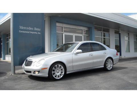 Iridium Silver Metallic Mercedes-Benz E 350 Sedan.  Click to enlarge.