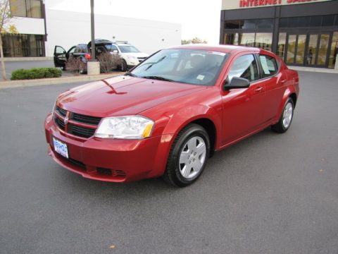 Inferno Red Crystal Pearl Dodge Avenger SXT.  Click to enlarge.