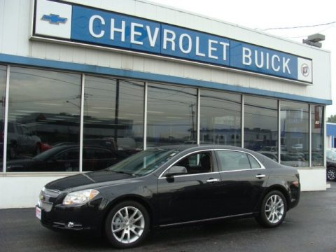 Black Granite Metallic Chevrolet Malibu LTZ.  Click to enlarge.