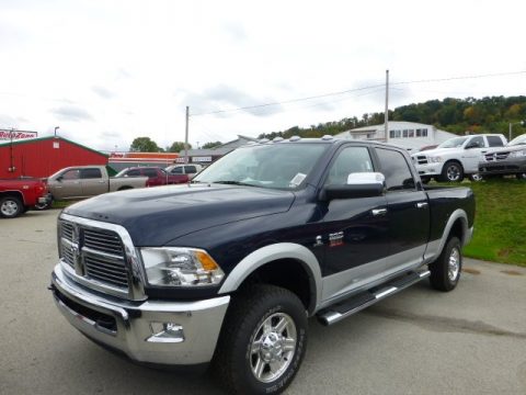 True Blue Pearl Dodge Ram 2500 HD Laramie Crew Cab 4x4.  Click to enlarge.