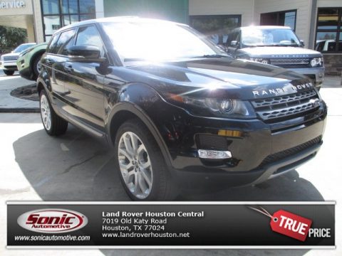 Barolo Black Metallic Land Rover Range Rover Evoque Pure.  Click to enlarge.