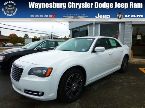 Bright White Chrysler 300 S V8 AWD.  Click to enlarge.