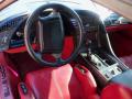  1990 Chevrolet Corvette Red Interior #9