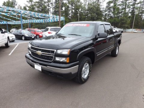 Black Chevrolet Silverado 1500 Classic LT  Z71 Crew Cab 4x4.  Click to enlarge.