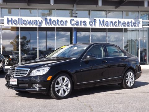 Black Mercedes-Benz C 300 Luxury 4Matic.  Click to enlarge.