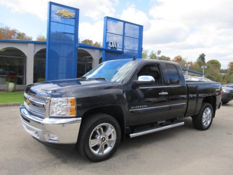 Blue Ray Metallic Chevrolet Silverado 2500HD LT Extended Cab 4x4.  Click to enlarge.