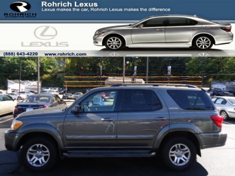 Phantom Gray Pearl Toyota Sequoia Limited 4WD.  Click to enlarge.