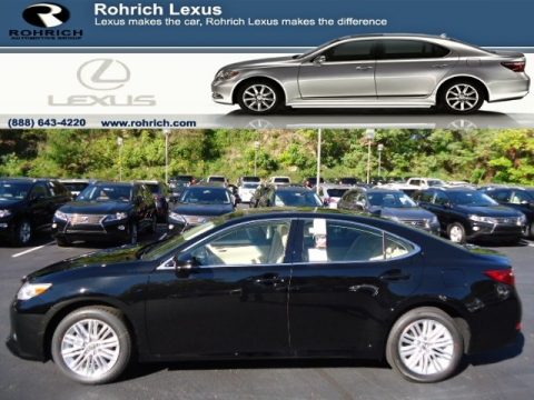 Obsidian Black Lexus ES 350.  Click to enlarge.