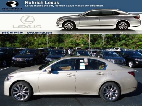 Satin Cashmere Metallic Lexus GS 350 AWD.  Click to enlarge.