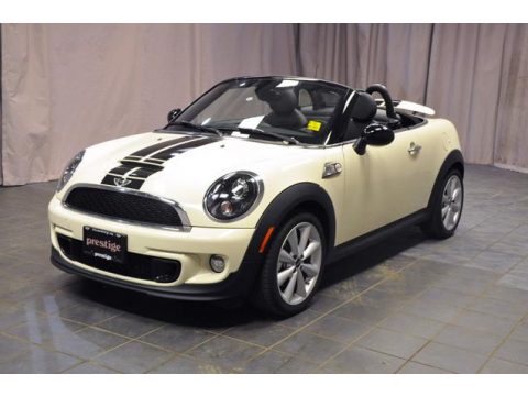 Pepper White Mini Cooper S Roadster.  Click to enlarge.
