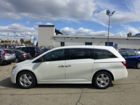 White Diamond Pearl Honda Odyssey Touring Elite. Click to enlarge. White Diamond Pearl Honda Odyssey Touring Elite. Click to enlarge.