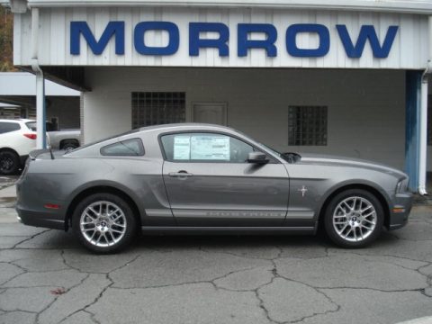 Sterling Gray Metallic Ford Mustang V6 Premium Coupe.  Click to enlarge.