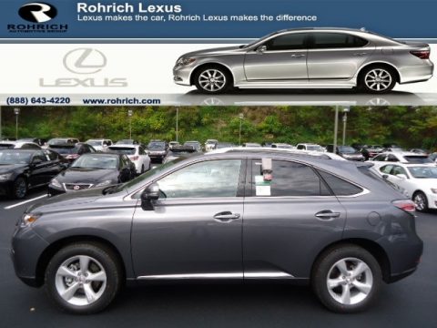 Nebula Gray Pearl Lexus RX 350 AWD.  Click to enlarge.