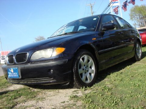 Mystic Blue Metallic BMW 3 Series 325i Sedan.  Click to enlarge.