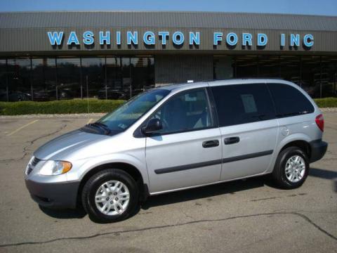 Bright Silver Metallic Dodge Caravan SE.  Click to enlarge.