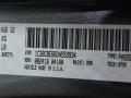Chrysler Color Code PDM Tungsten Metallic #7 Chrysler Color Code PDM Tungsten Metallic #7