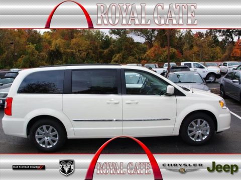 Stone White Chrysler Town & Country Touring.  Click to enlarge.