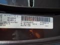 Chrysler Color Code PAU Granite Crystal Metallic #7