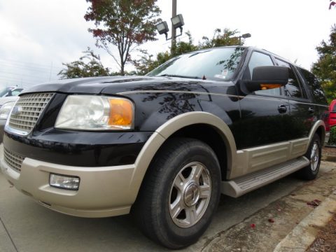 Black Clearcoat Ford Expedition Eddie Bauer.  Click to enlarge.