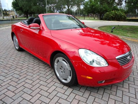 Absolutely Red Lexus SC 430.  Click to enlarge.