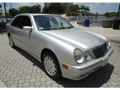 Brilliant Silver Metallic Mercedes-Benz E 320 4Matic Sedan.  Click to enlarge.