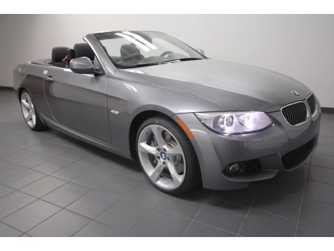 Space Gray Metallic BMW 3 Series 335i Convertible.  Click to enlarge.