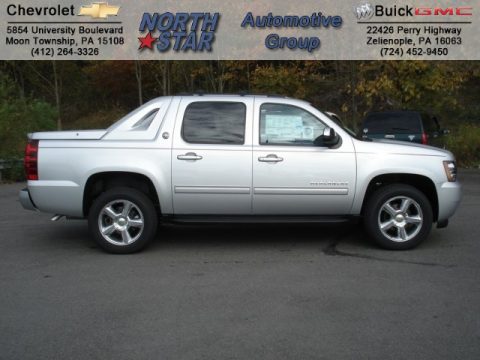 Silver Ice Metallic Chevrolet Avalanche LS 4x4 Black Diamond Edition.  Click to enlarge.