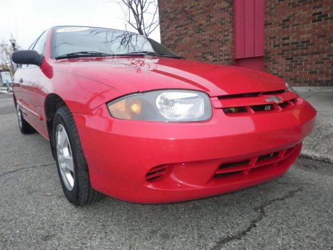 Victory Red Chevrolet Cavalier Sedan.  Click to enlarge.