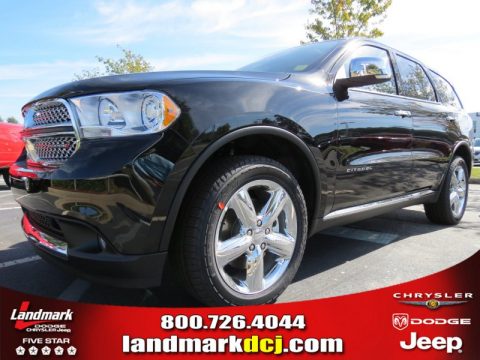 Brilliant Black Crystal Pearl Dodge Durango Citadel.  Click to enlarge.