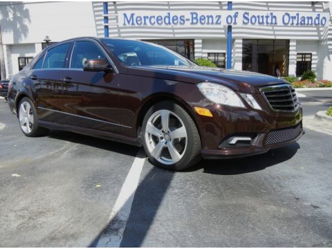 Cuprite Brown Mercedes-Benz E 350 Sedan.  Click to enlarge.