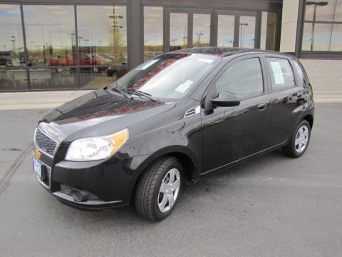Black Granite Chevrolet Aveo Aveo5 LT.  Click to enlarge.
