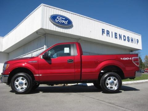 Ruby Red Metallic Ford F150 XLT Regular Cab 4x4. Click to enlarge. Ruby Red Metallic Ford F150 XLT Regular Cab 4x4. Click to enlarge.