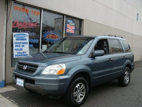 Steel Blue Metallic Honda Pilot EX 4WD.  Click to enlarge.