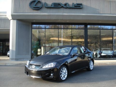 Obsidian Black Lexus IS 250 AWD.  Click to enlarge.